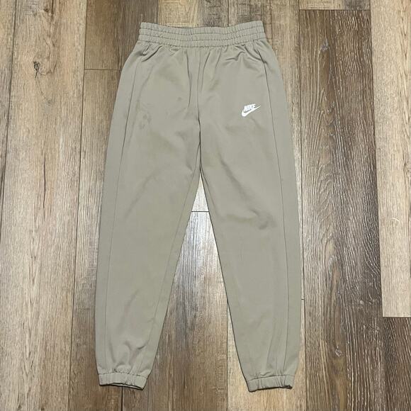 Nike Tracksuit Unisex Kids Black White Sportswear Zip Jacket & Pants Set Size Lg - Picture 6 of 8